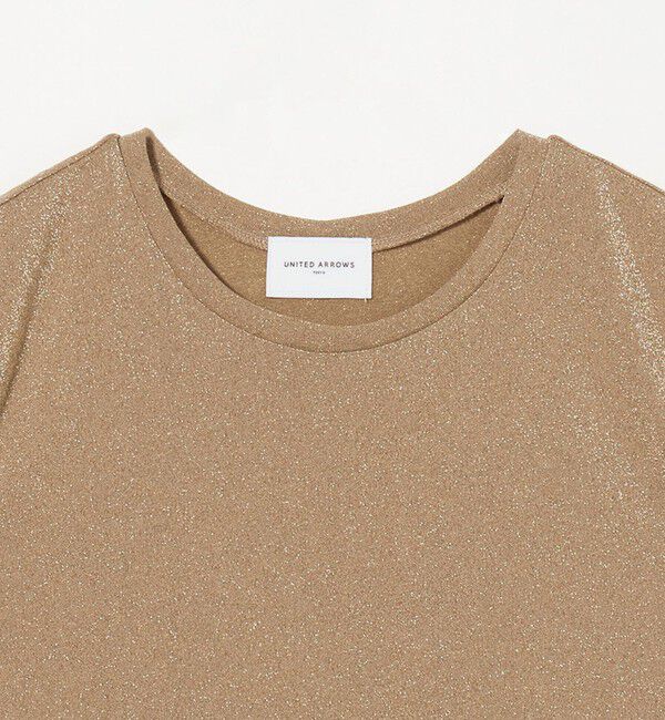UNITED ARROWS「ラメ ノースリーブ カットソー」|Tシャツ・カットソー|