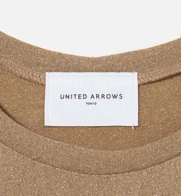 UNITED ARROWS「ラメ ノースリーブ カットソー」|Tシャツ・カットソー|