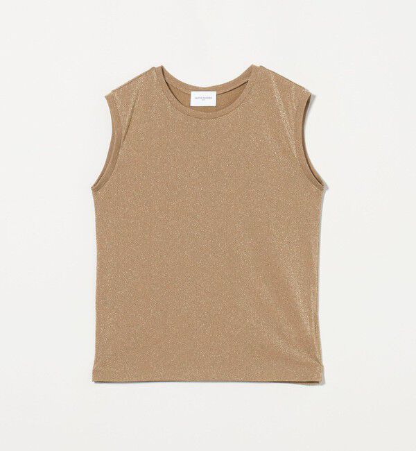 UNITED ARROWS「ラメ ノースリーブ カットソー」|Tシャツ・カットソー|
