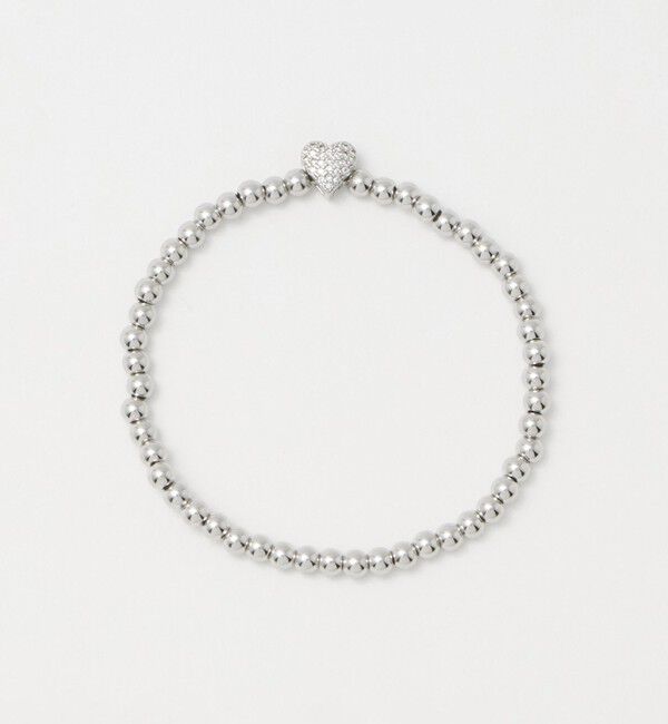 UNITED ARROWS「パヴェハート ブレスレット」|ブレスレット・バングル|SILVER