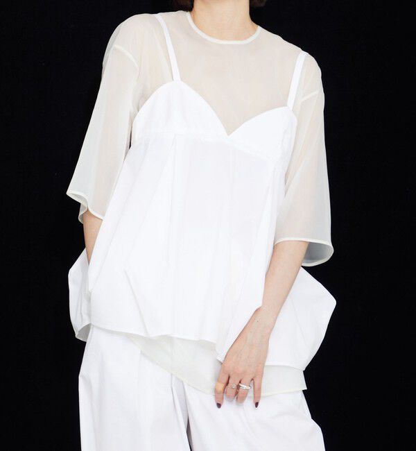 AEWEN MATOPH「＜AEWEN MATOPH＞パネル キャミソール」|キャミソール|WHITE