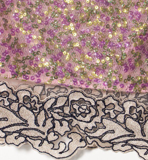 AEWEN MATOPH「＜AEWEN MATOPH＞チュールスパンコールレースラップスカート」|スカート|