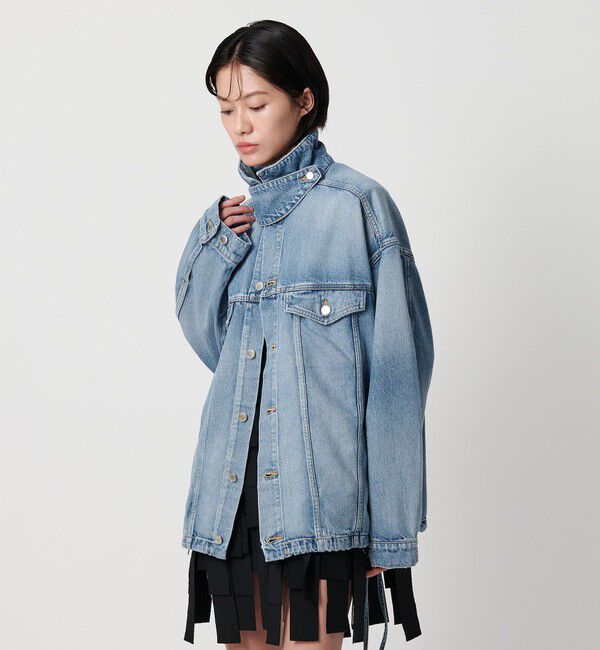 AEWEN MATOPH「＜AEWEN MATOPH＞デニムドローストブルゾン」|デニムジャケット|