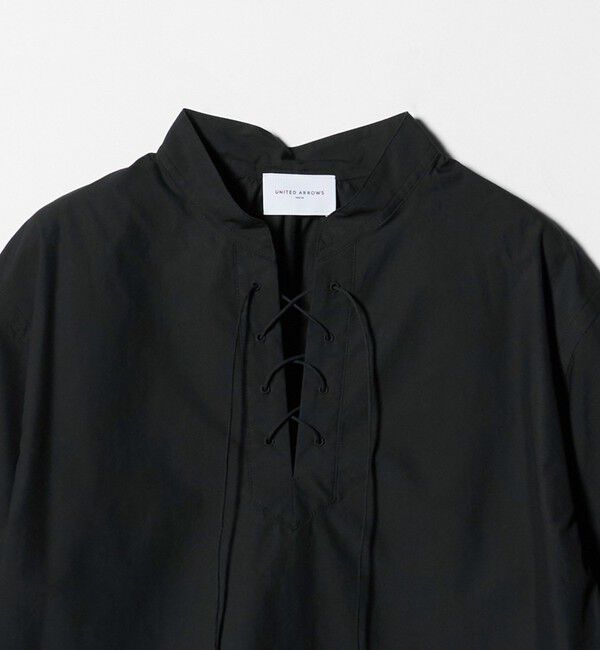 UNITED ARROWS「レースアップ ブラウス」|シャツ・ブラウス|