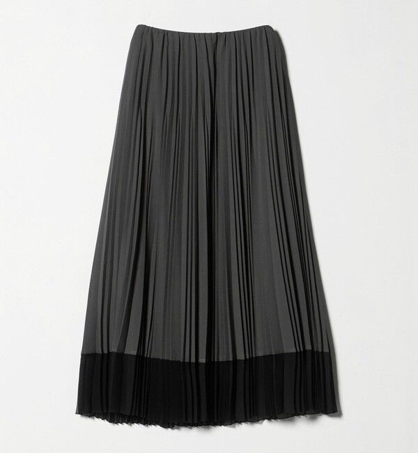 UNITED ARROWS「シアー コンビ プリーツ スカート」|スカート|