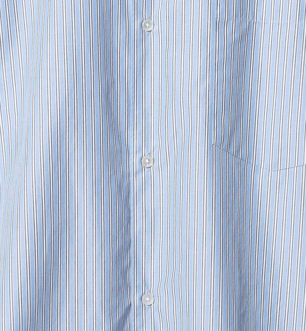 UNITED ARROWS「カリビアーナミルズ ポプリン バンドカラーシャツ」|シャツ・ブラウス|