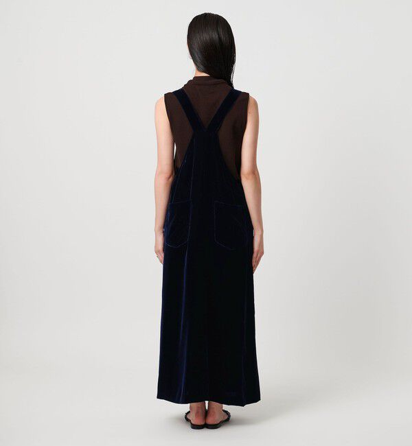 UNITED ARROWS「ベルベット サロペット スカート」|オールインワン|