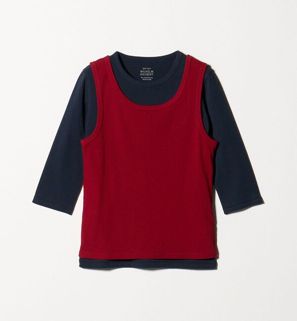 UNITED ARROWS「【別注】＜WILHELM NEUBERT＞レイヤード トップス」|Tシャツ・カットソー|