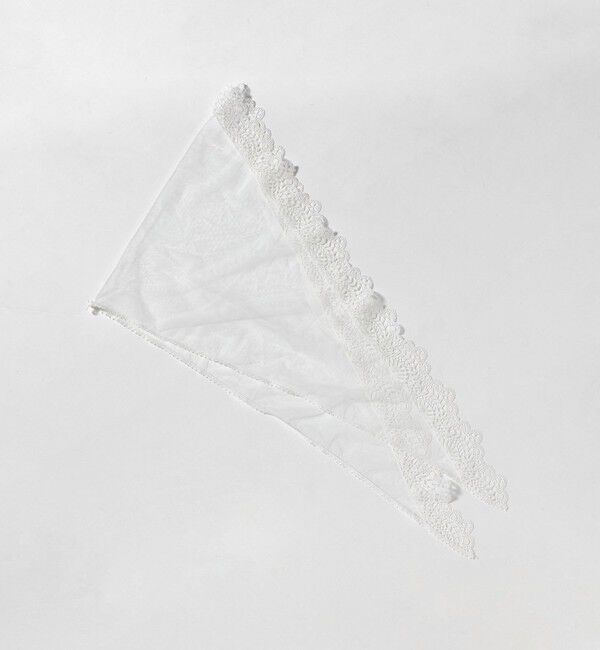 UNITED ARROWS「【別注】＜dahl&rsquo;ia＞レーススカーフ スウェット」|スウェット・ジャージ|