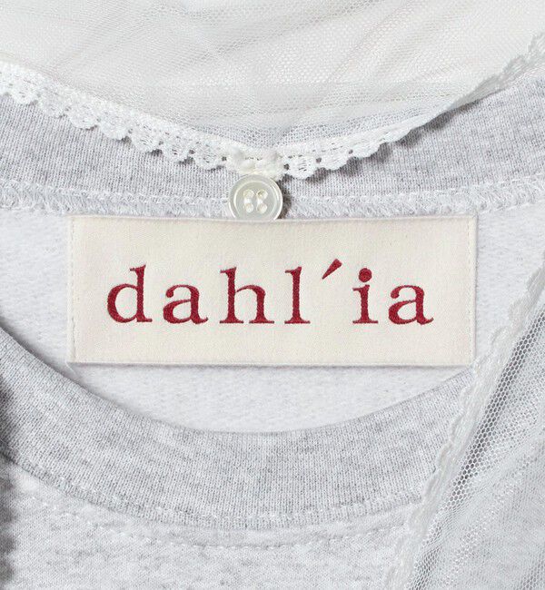 UNITED ARROWS「【別注】＜dahl&rsquo;ia＞レーススカーフ スウェット」|スウェット・ジャージ|