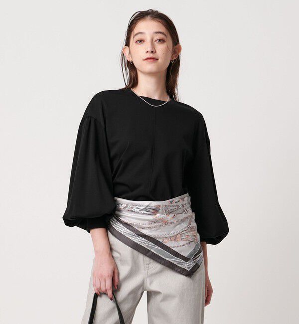 UNITED ARROWS「ポンチ バルーンスリーブ カットソー ‐ウォッシャブル‐」|Tシャツ・カットソー|