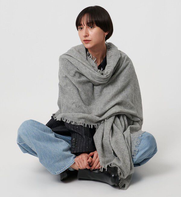 UNITED ARROWS「＜ASAUCE MELER＞AIRY SOLID ストール」|ストール|