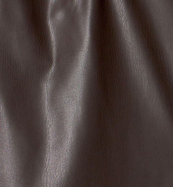 UNITED ARROWS「レザーライク ストレート パンツ ウォッシャブル」|チノ|