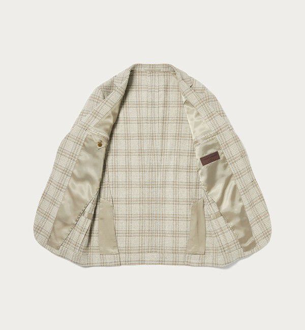 UNITED ARROWS「ファンシーチェック 3ボタン ジャケット C‐MODEL」|テーラードジャケット|
