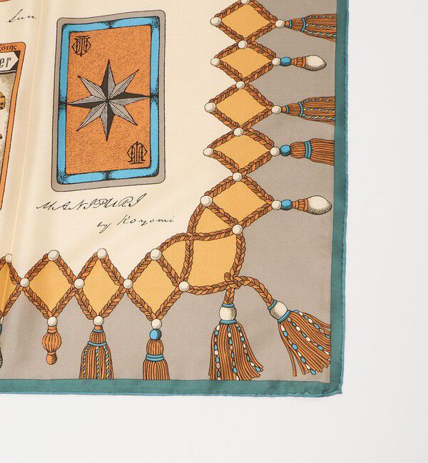 UNITED ARROWS「＜manipuri＞SILK 88&times;88 スカーフ 25FW」|マフラー|