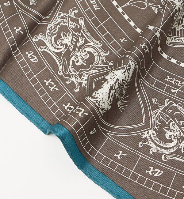 UNITED ARROWS「＜manipuri＞SILK 88&times;88 スカーフ 25FW」|マフラー|