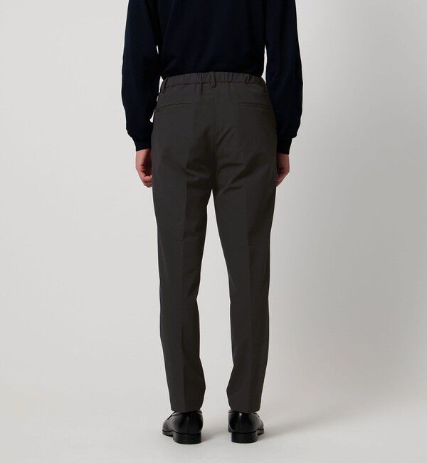 UNITED ARROWS「ドビー シングル ノープリーツ パンツ UA COZY ウォッシャブル 2WAYストレッチ はっ水 着用シワ」|スーツ|