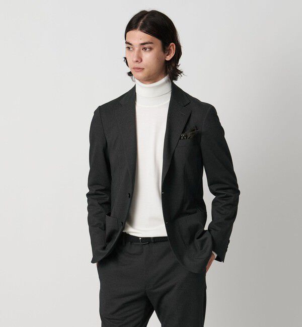 UNITED ARROWS「メランジ ジャージ シングル2ボタン COMFORT EASY-MODEL」|スーツ|