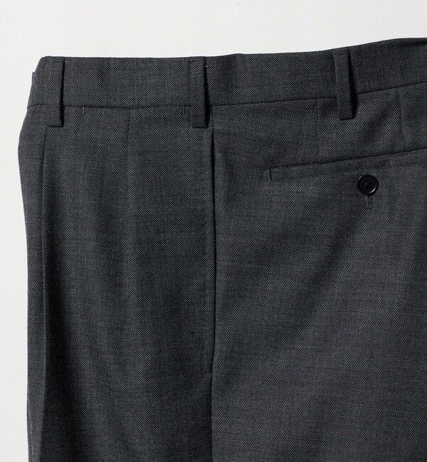 UNITED ARROWS「シャークスキン  2インプリーツ スラックス」|スラックス|