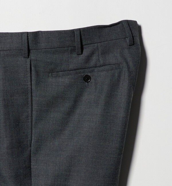 UNITED ARROWS「シャークスキン  2インプリーツ スラックス」|スラックス|