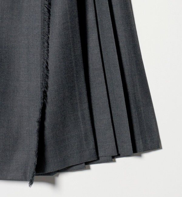UNITED ARROWS「【別注】＜O&rsquo;NEIL of DUBLIN＞プリーツ ロング スカート グレー」|スカート|