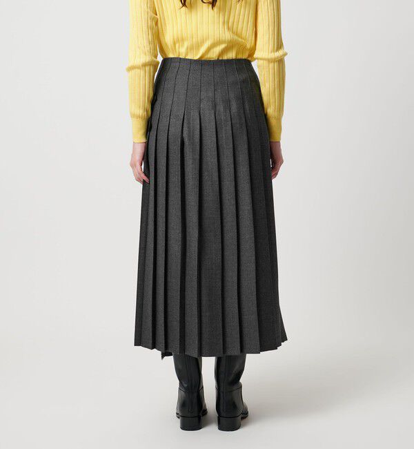 UNITED ARROWS「【別注】＜O&rsquo;NEIL of DUBLIN＞プリーツ ロング スカート グレー」|スカート|