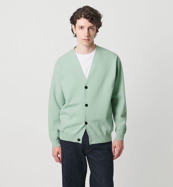 UNITED ARROWS「フォーシーズンズ ミラノリブ カーディガン」|カーディガン|LIME