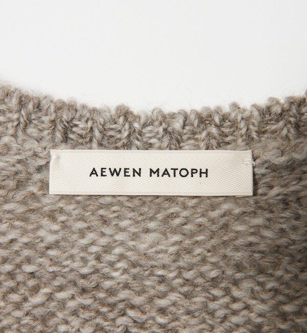 AEWEN MATOPH「＜AEWEN MATOPH＞ウールアルパカ ニットロンパース」|ニット・セーター|