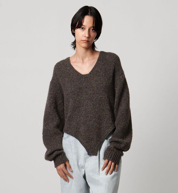 AEWEN MATOPH「＜AEWEN MATOPH＞ウールアルパカ ニットロンパース」|ニット・セーター|