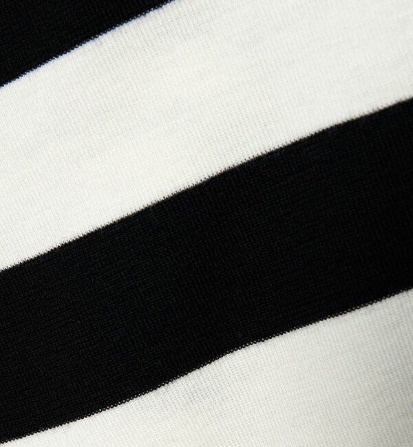 UNITED ARROWS「イレギュラー ボーダー ロングスリーブ ニット」|ニット・セーター|