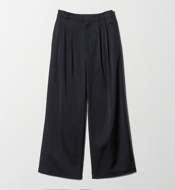 UNITED ARROWS「サテン 2タック ストレート パンツ」|チノ|