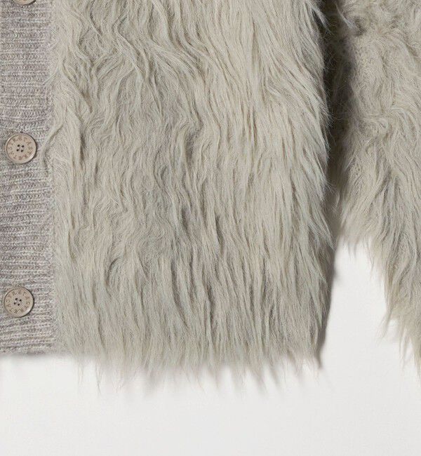 ASTRAET「＜ASTRAET＞シャギー クルーネック カーディガン」|カーディガン|