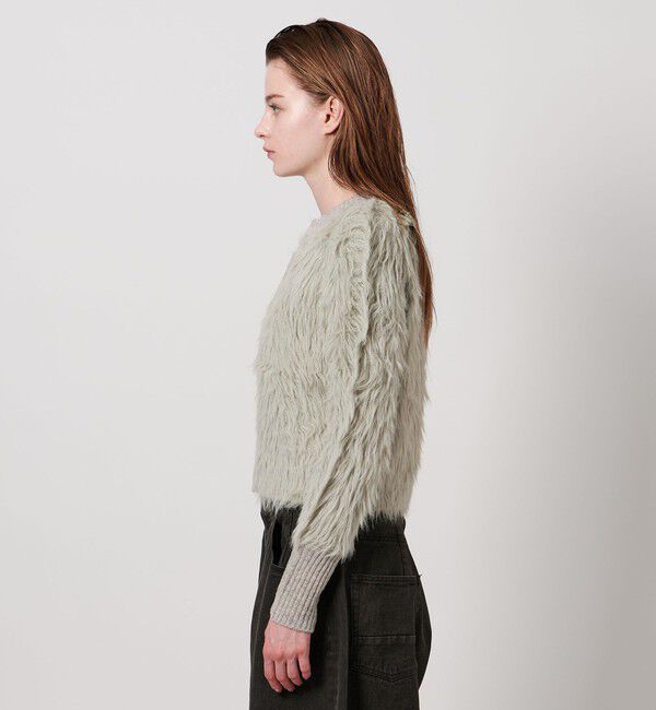 ASTRAET「＜ASTRAET＞シャギー クルーネック カーディガン」|カーディガン|