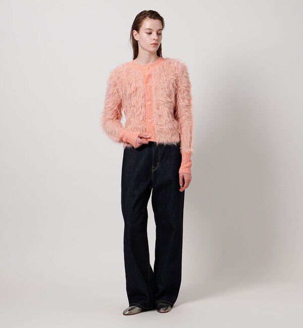 ASTRAET「＜ASTRAET＞シャギー クルーネック カーディガン」|カーディガン|