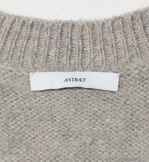 ASTRAET「＜ASTRAET＞シャギー Vネック ベスト」|ベスト・ジレ|