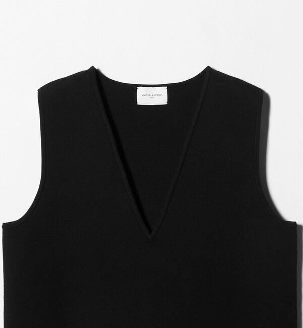 UNITED ARROWS「ミラノリブ チュニック ベスト」|ベスト・ジレ|