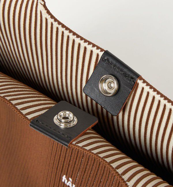 UNITED ARROWS「＜hALON＞ストライプ ニット トートバッグM」|その他|