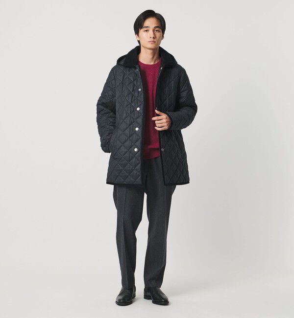 UNITED ARROWS「ウール カシミヤ ミドルゲージ クルーネック ニット」|ニット・セーター|