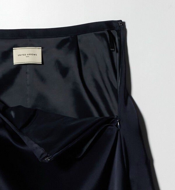 UNITED ARROWS「サテン コクーン スカート ‐ウォッシャブル‐」|スカート|