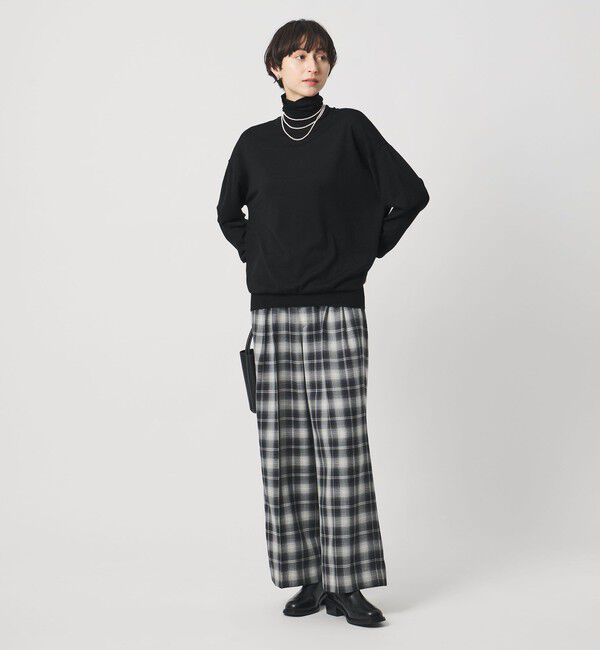 UNITED ARROWS「18G ウール タートルネック ニット ‐ウォッシャブル‐」|ニット・セーター|