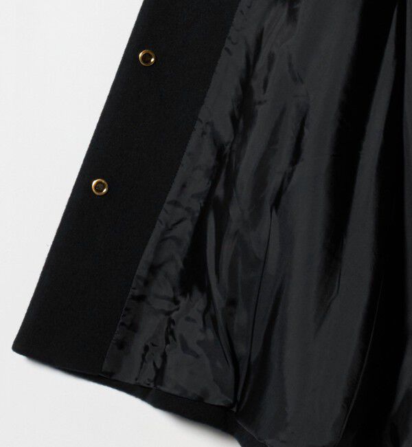 UNITED ARROWS「バック フレア ショート コート」|ノーカラージャケット|