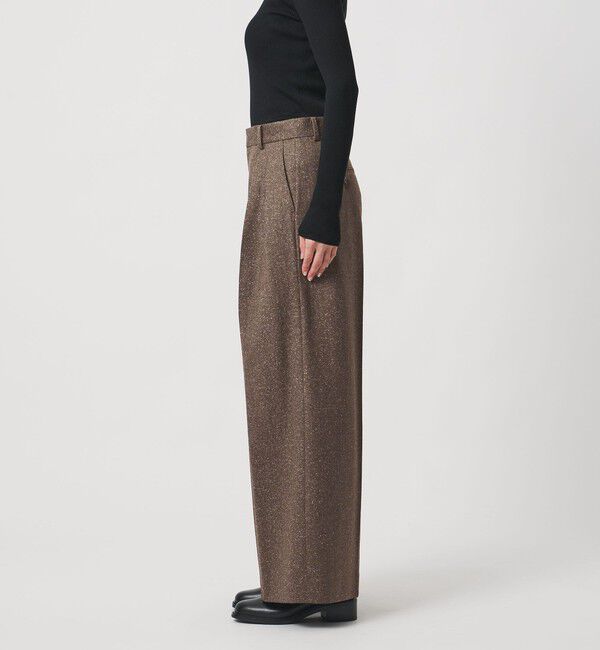 UNITED ARROWS「ツイードライク 2タック ワイド パンツ」|チノ|