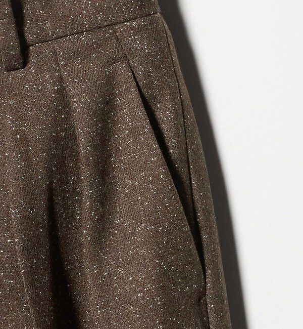 UNITED ARROWS「ツイードライク 2タック ワイド パンツ」|チノ|