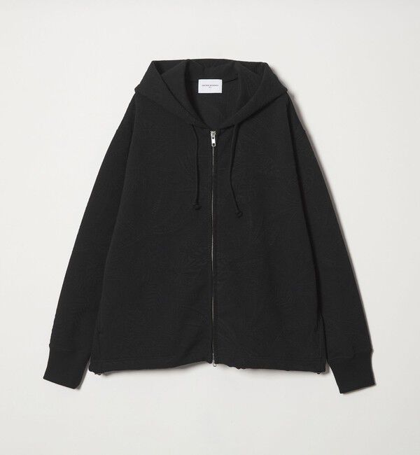 UNITED ARROWS「リーヴズ ジャガード スウェット パーカー」|パーカー|