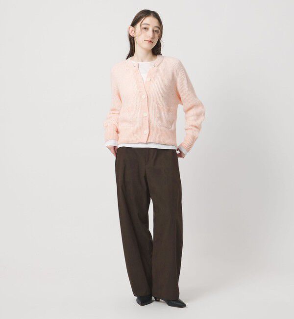 UNITED ARROWS「スエード ライク イージー パンツ」|チノ|