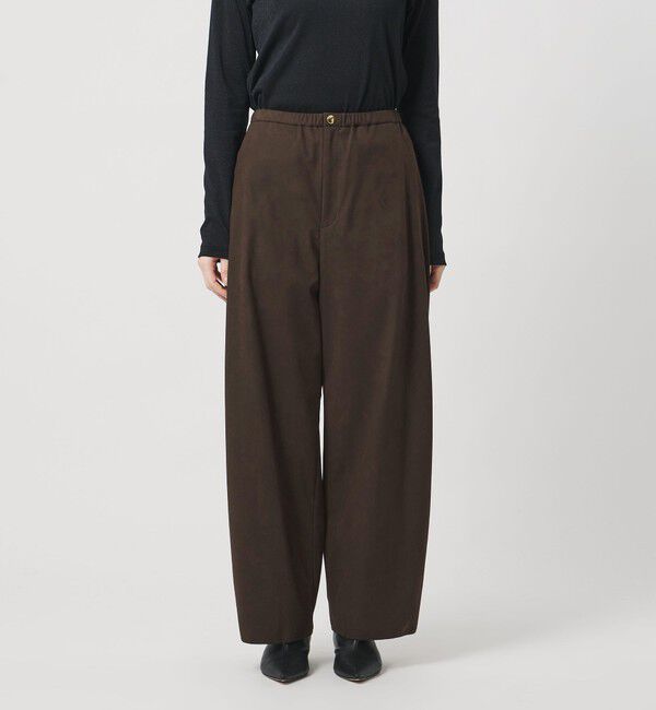 UNITED ARROWS「スエード ライク イージー パンツ」|チノ|