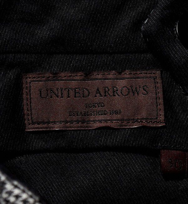 UNITED ARROWS「フランネル ハウンドトゥース ノープリーツ スラックス COMFORT EASY‐MODEL ヨコストレッチ」|スーツ|