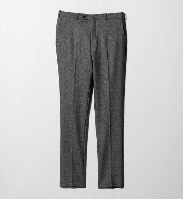 UNITED ARROWS「フランネル ハウンドトゥース ノープリーツ スラックス COMFORT EASY‐MODEL ヨコストレッチ」|スーツ|