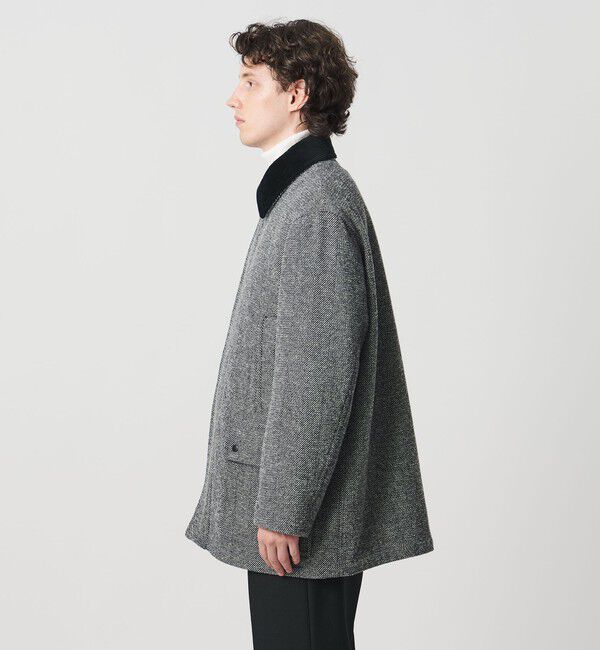 UNITED ARROWS「ヘリンボーン ミドルレングス フィールドジャケット」|テーラードジャケット|