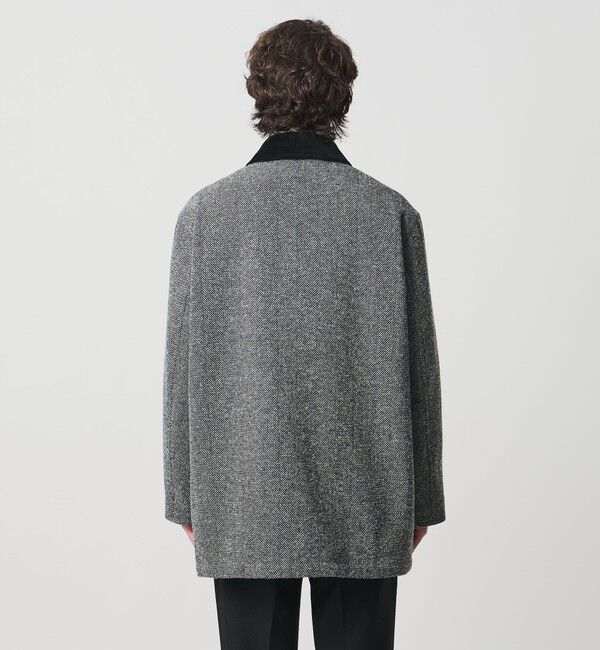 UNITED ARROWS「ヘリンボーン ミドルレングス フィールドジャケット」|テーラードジャケット|
